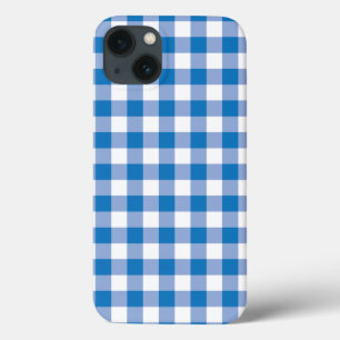 Blauwe check iPhone 13 hoesje
