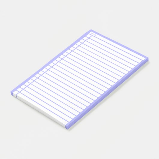 Blauwe checklist post-it® notes (Schuin)