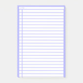 Blauwe checklist post-it® notes (Voorkant)