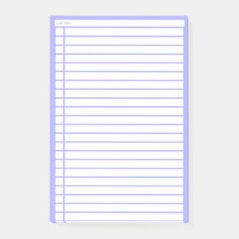 Blauwe checklist post-it® notes