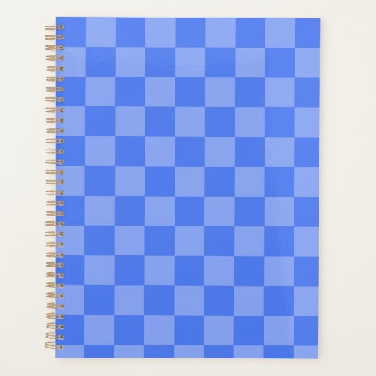 Blauwe cheque planner (Voorkant)