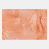 Blauwe Chevron Strepen Inpakpapier Vel (Voorkant 3)