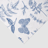  Blauwe chinoiserie Decoupage Tissuepapier (Detail)