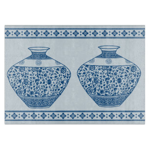 Blauwe Chinoiserie Ginger Jars Vassen Snijplank