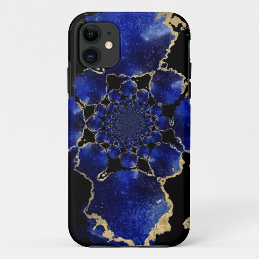 Blauwe Christelijke kruisbalken Case-Mate iPhone Case (Achterkant)