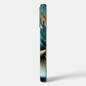 Blauwe Chrysanthemum Flower iPhone / iPad case (Achterkant / Links)