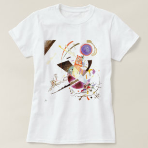 Blauwe cirkel t-shirt