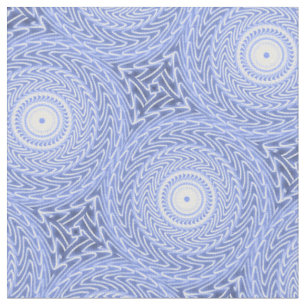 Blauwe cirkels draaien patroon stof