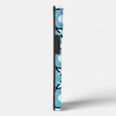 Blauwe cirkels en sterrenpatroon Case-Mate iPhone case (Achterkant / Rechts)