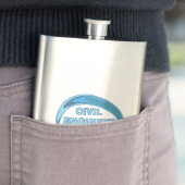 Blauwe civiel ingenieur flacon (Voorbeeld)