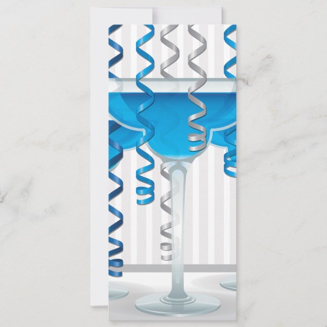 Blauwe cocktail en koolstof (Voorkant)