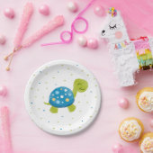 Blauwe Confetti Bord (Feest)