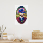 Blauwe Corsair van Toscane Poster (Keuken)