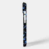 Blauwe Cosmos Bloemen Case-Mate iPhone Case (Achterkant / Links)