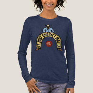 Blauwe Cowboy Dames Tri-Blend Shirt