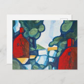 Blauwe dag briefkaart (Voorkant / Achterkant)