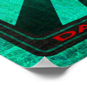  blauwe dag van het dode meisje poster (Hoek)