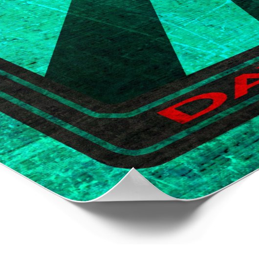 blauwe dag van het dode meisje poster (Hoek)