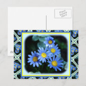 Blauwe dagen briefkaart (Voorkant / Achterkant)