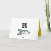 Blauwe dagen kaart (Achterkant)