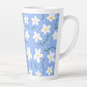 Blauwe dagen latte mok