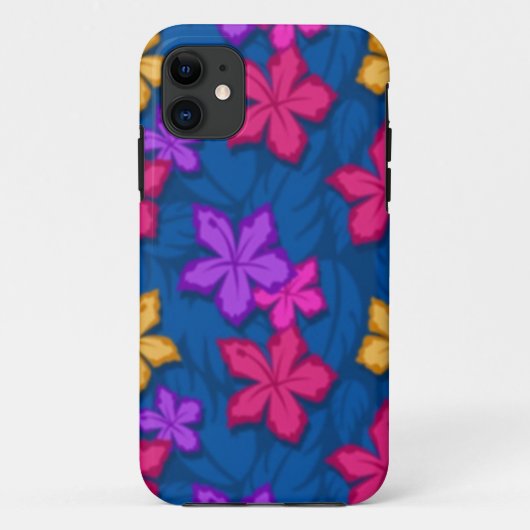 Blauwe Daisy Flower Phone Case (Achterkant)