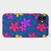 Blauwe Daisy Flower Phone Case (Achterkant (horizontaal))
