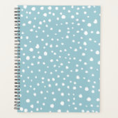 Blauwe Dalmatische Spots, Dalmatische Stippen, gek Planner (Voorkant)