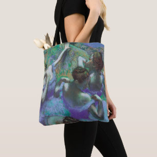 Blauwe Danseressen van Edgar Degas, Vintage Impres Draagtas