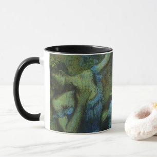 Blauwe Danseressen van Edgar Degas, Vintage Impres Mok