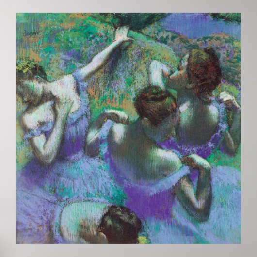 Blauwe dansers poster (Voorkant)