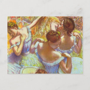 Blauwe dansers van Edgar Degas Briefkaart