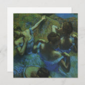 Blauwe dansers van Edgar Degas,  impressionisme (Voorkant / Achterkant)