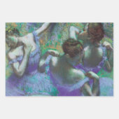 Blauwe dansers van Edgar Degas, impressionisme Inpakpapier Vel (Voorkant 2)