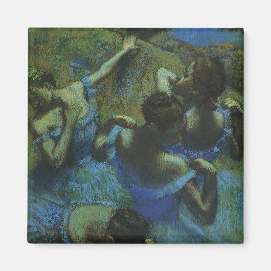 Blauwe dansers van Edgar Degas,  impressionisme Magneet (Voorkant)