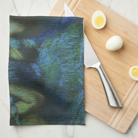 Blauwe dansers van Edgar Degas,  impressionisme Theedoek (Quarter Fold)