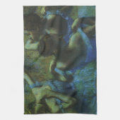 Blauwe dansers van Edgar Degas,  impressionisme Theedoek (Verticaal)
