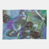 Blauwe dansers van Edgar Degas,  impressionisme Theedoek (Horizontaal)