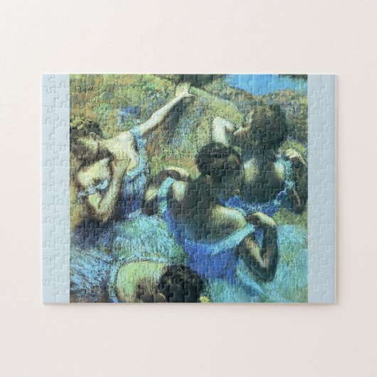 Blauwe dansers van Edgar Degas Legpuzzel (Horizontaal)