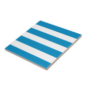 Blauwe dekletjes tegeltje (Zijkant)