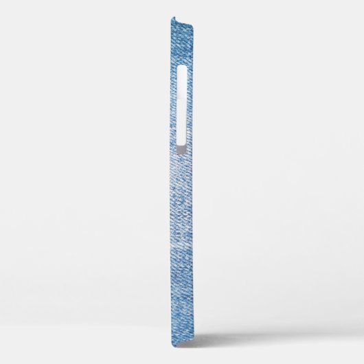 Blauwe denim jeans textuur Case-Mate iPhone case (Achterkant / Links)