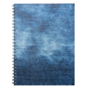 Blauwe denim jeans textuur notitieboek
