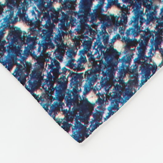 Blauwe denim jeans textuurachtergrond. fleece deken (Hoek)