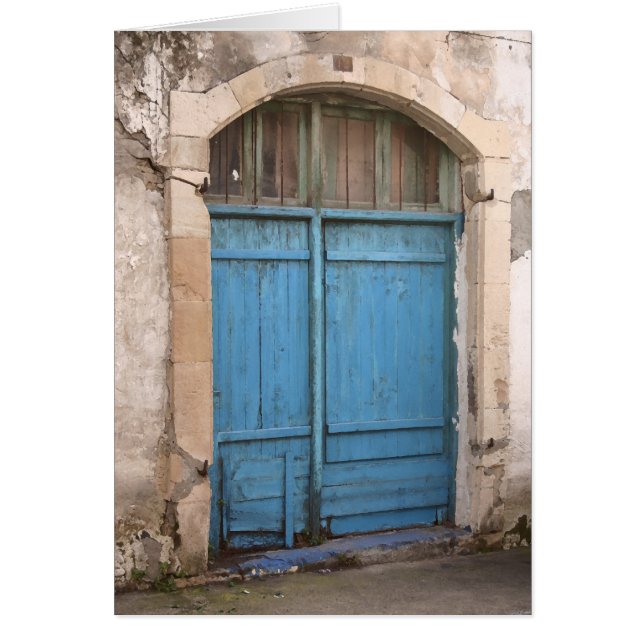 Blauwe deur (Voorkant)