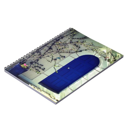 Blauwe deur notitieboek (Linkerzijde)