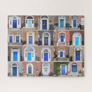Blauwe Deuren van Dublin Legpuzzel