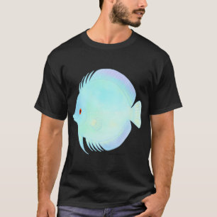 Blauwe Diamant Discus Vis T-shirt