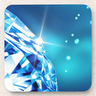 blauwe diamant drankjes onderzetter