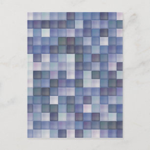 Blauwe diamanten briefkaart