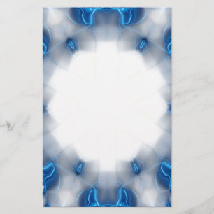 Blauwe diamanten briefpapier